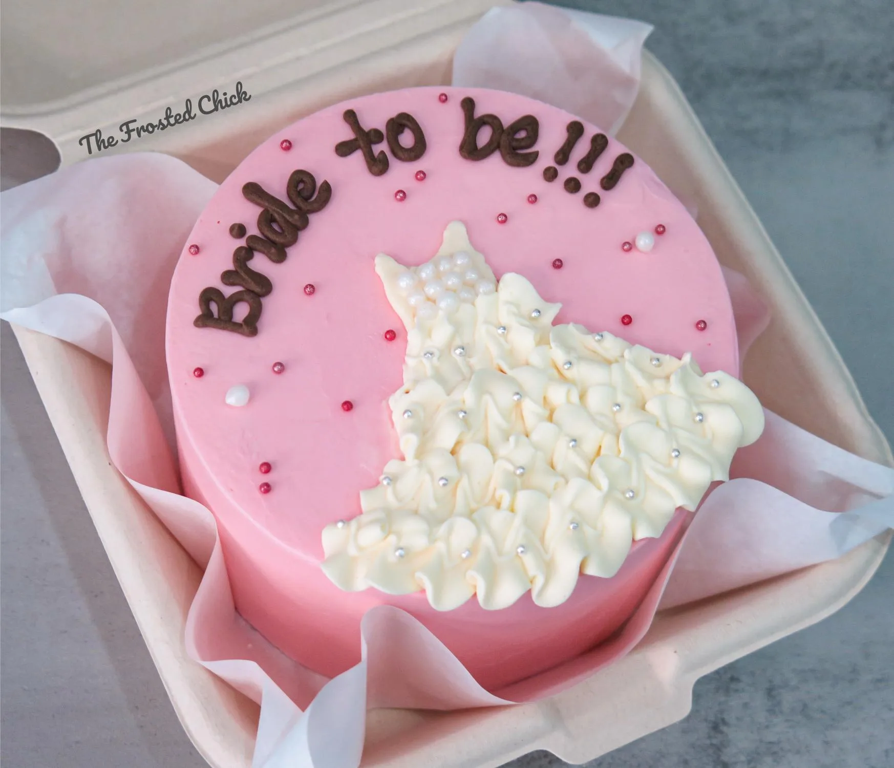 Bride To Be Bento Cake