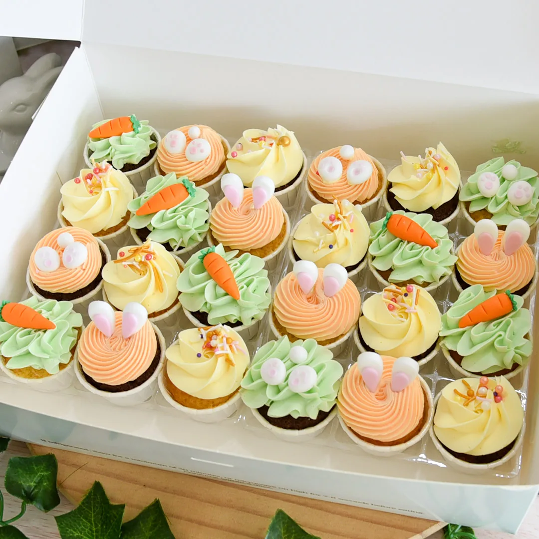 Bunny Rabbit Mini Cupcakes (Per 2 Dozen)
