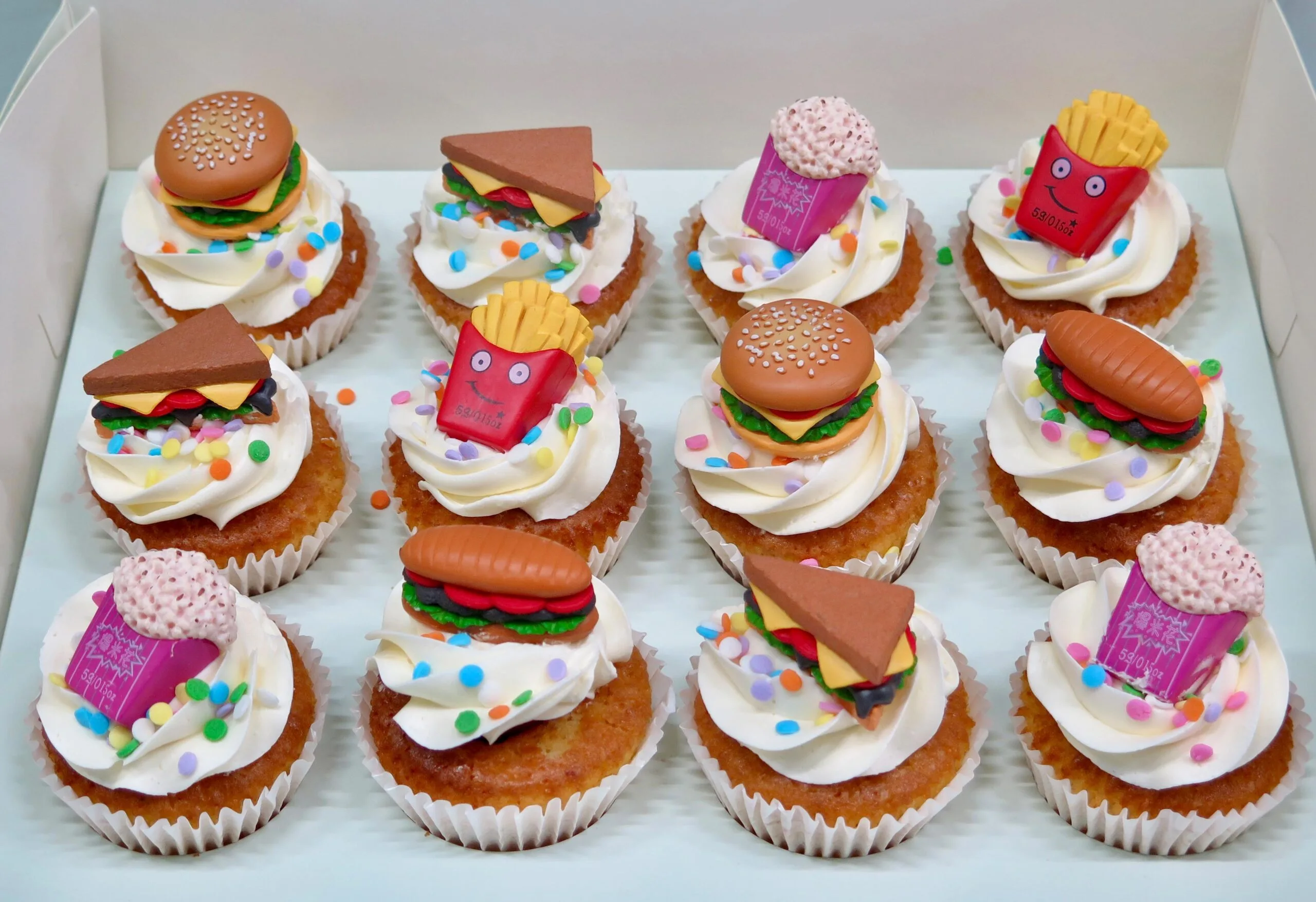 Fast Food Snacks Cupcakes