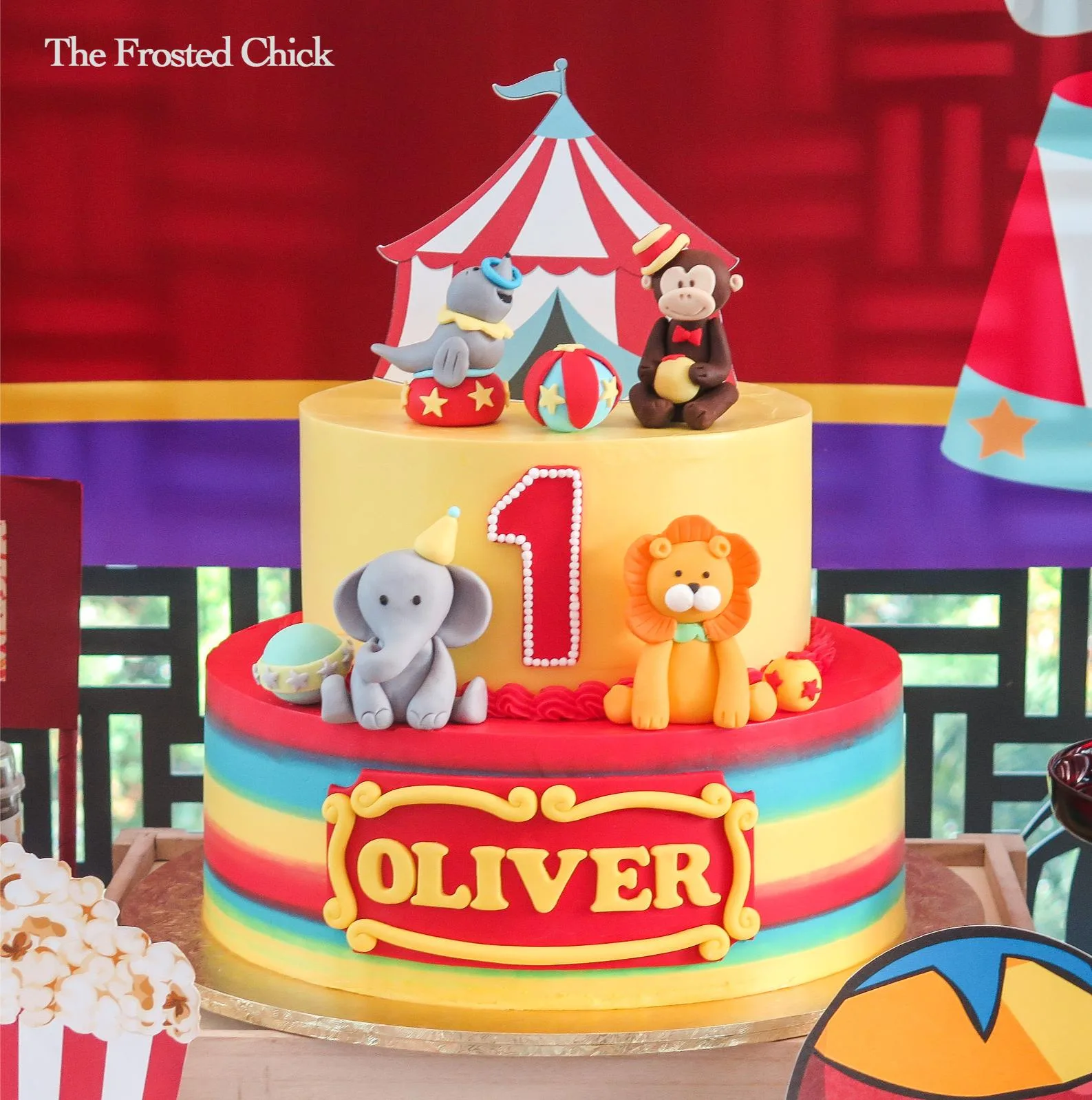 Animal Carnival Cake