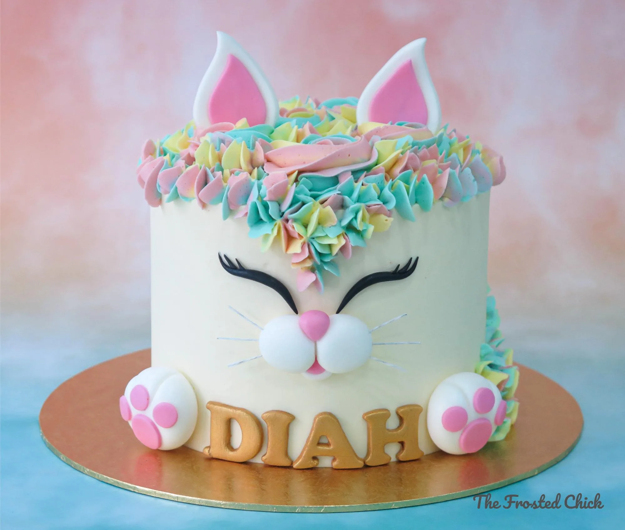 Pretty Kitty Cat Cake