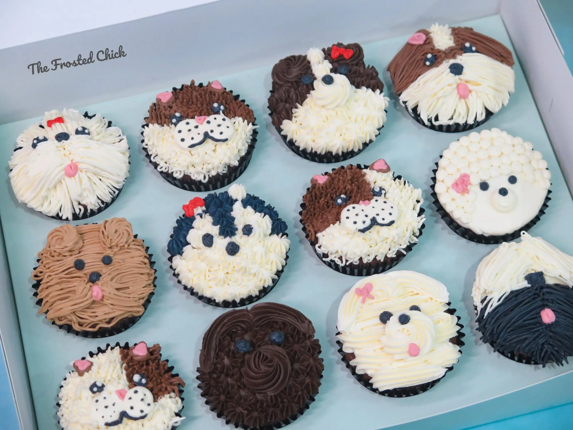 Furry Dogs and Cats Cupcake