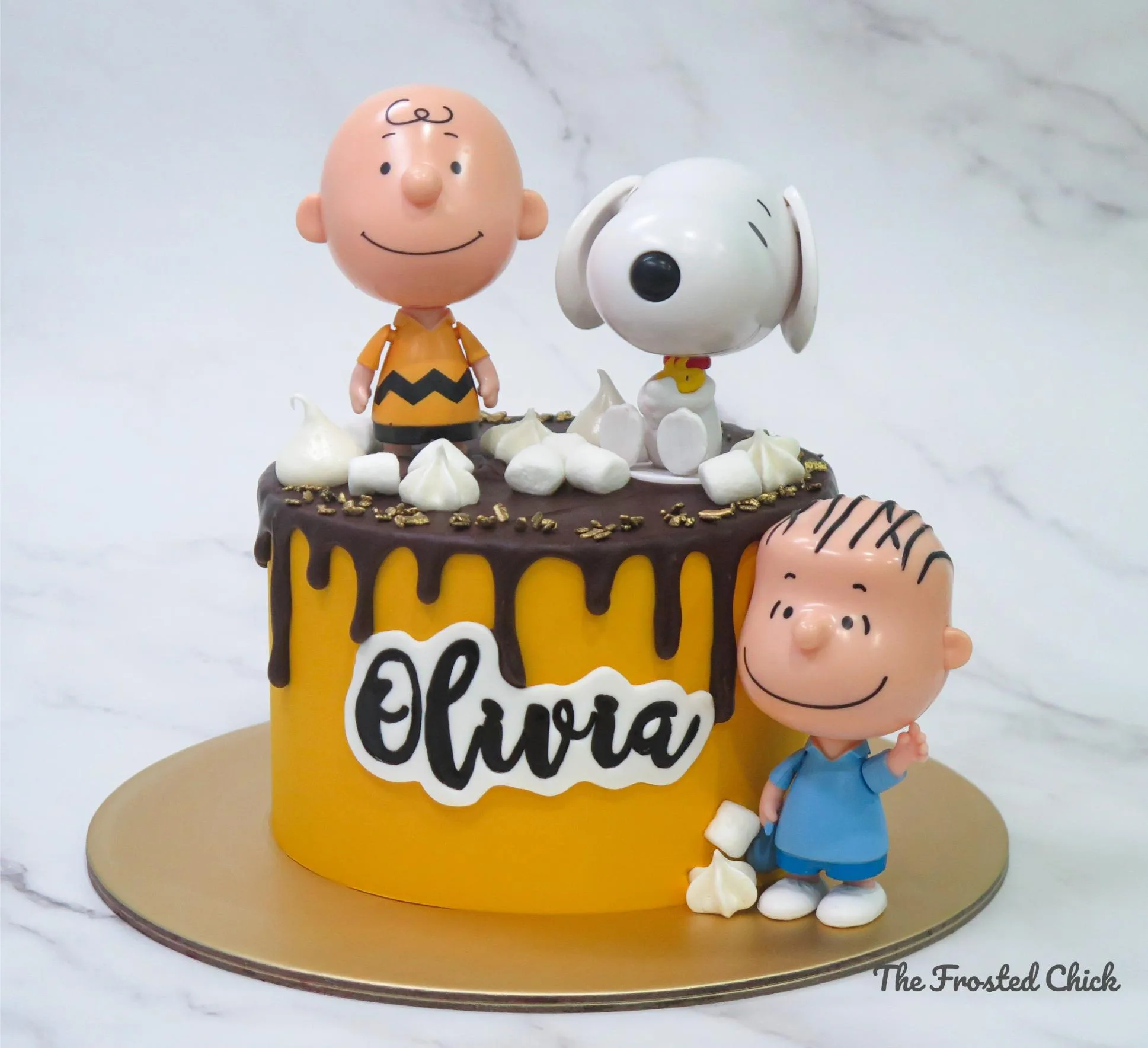 (Add On) Black Fondant Name Stamp