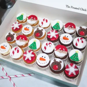 Christmas Mini Cupcakes (Per Dozen)