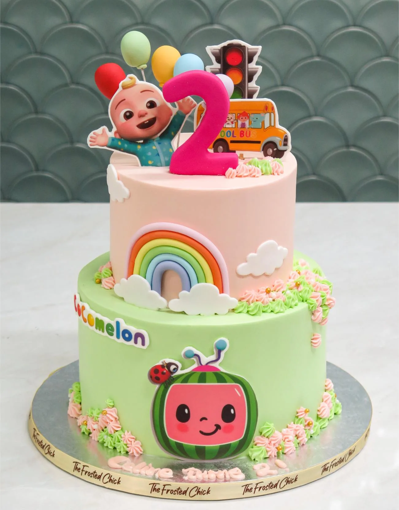 Baby JJ's Rainbow Celebration Cake
