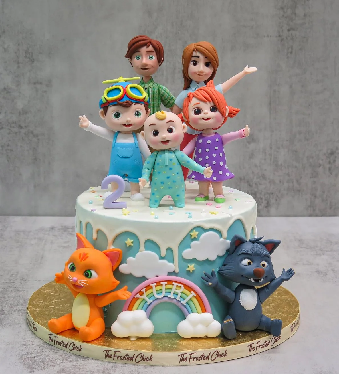 CoComelon Family & Friends Cake