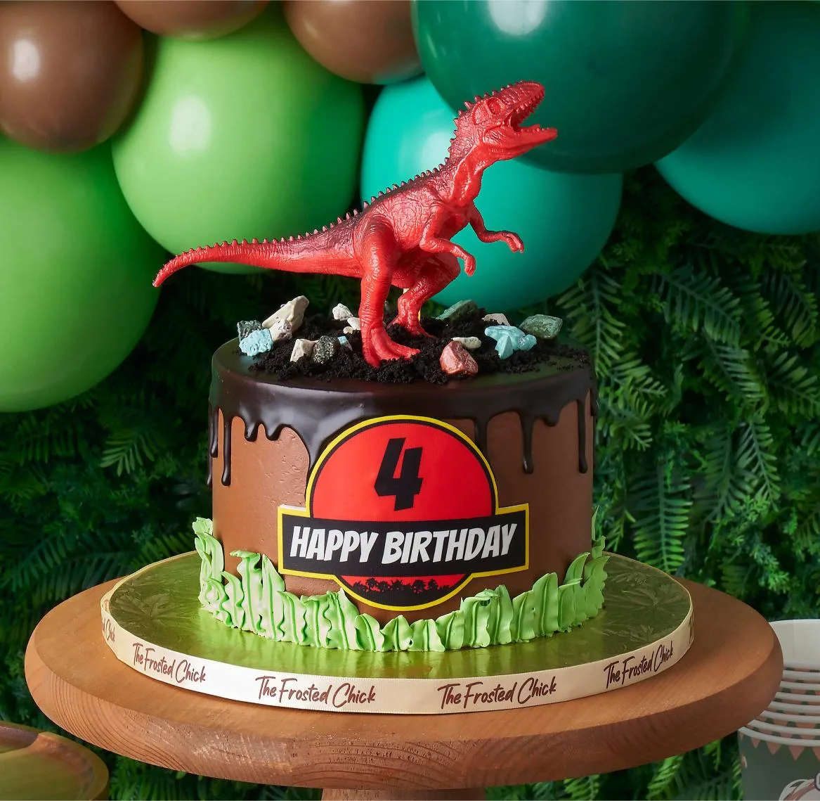 Jurassic Park Dinosaur Cake