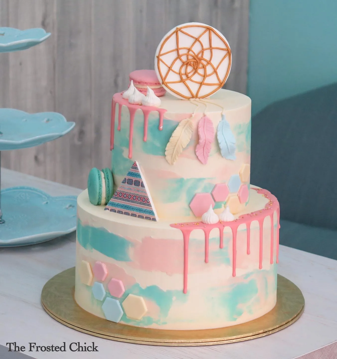 Pastel Dreamcatcher Cake