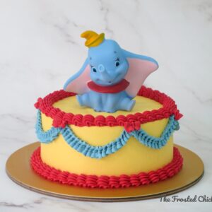 Dumbo Inspired Circus Cake