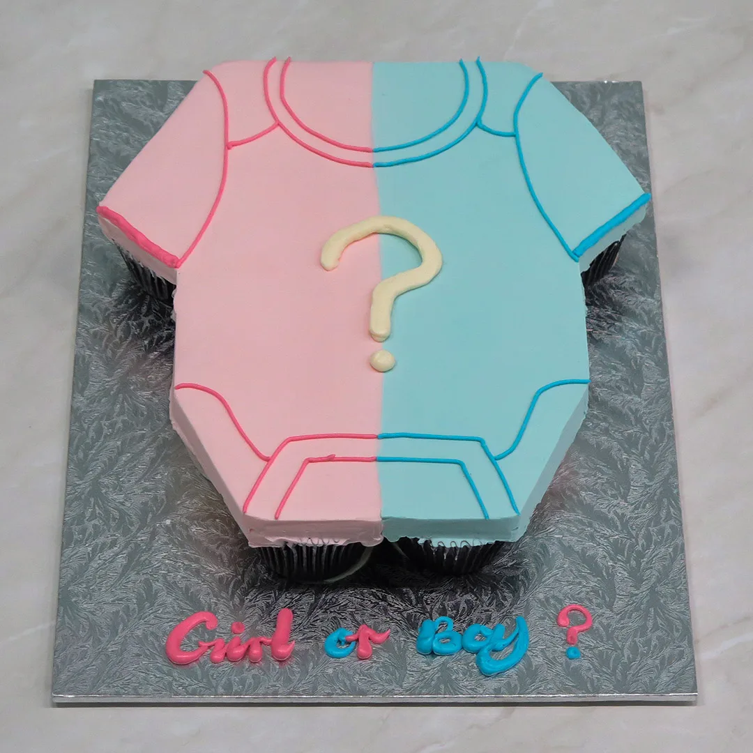 Gender Reveal Pull Apart Cupcakes