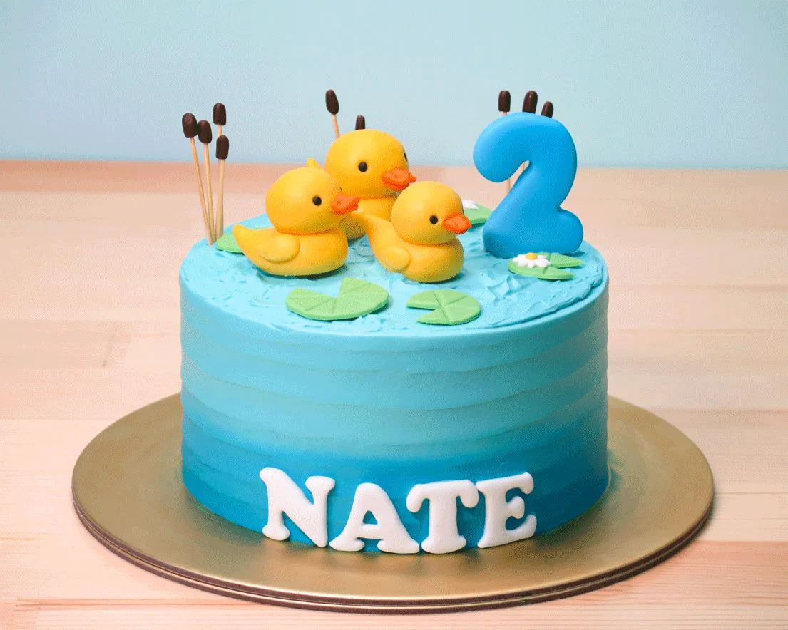 Family of Ducks Cake