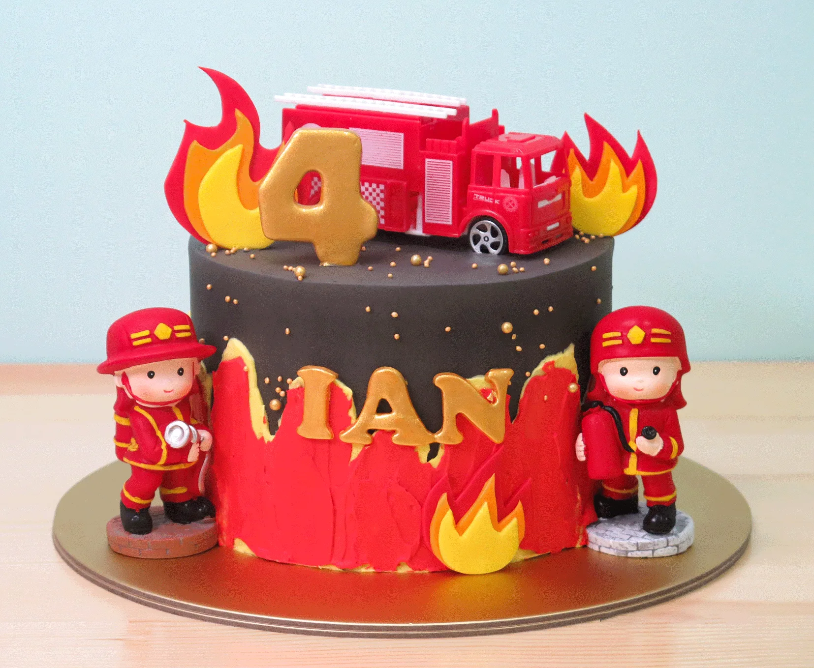 Firefighter Cake