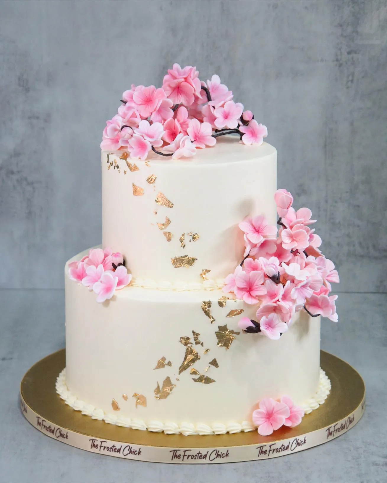 Cherry Blossom Golden Dreams Cake