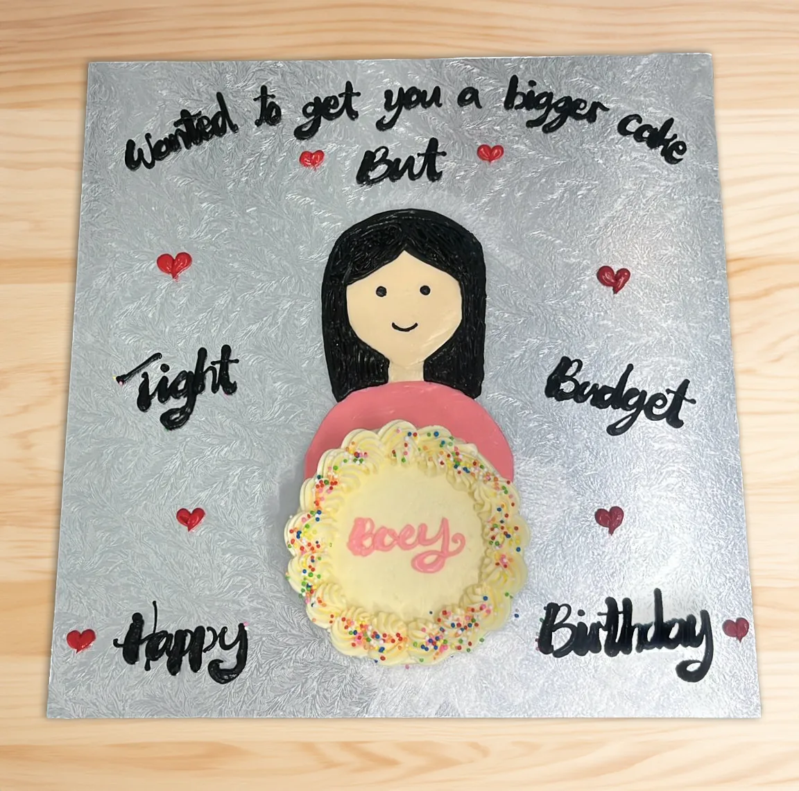 Tight Budget 4" Cake