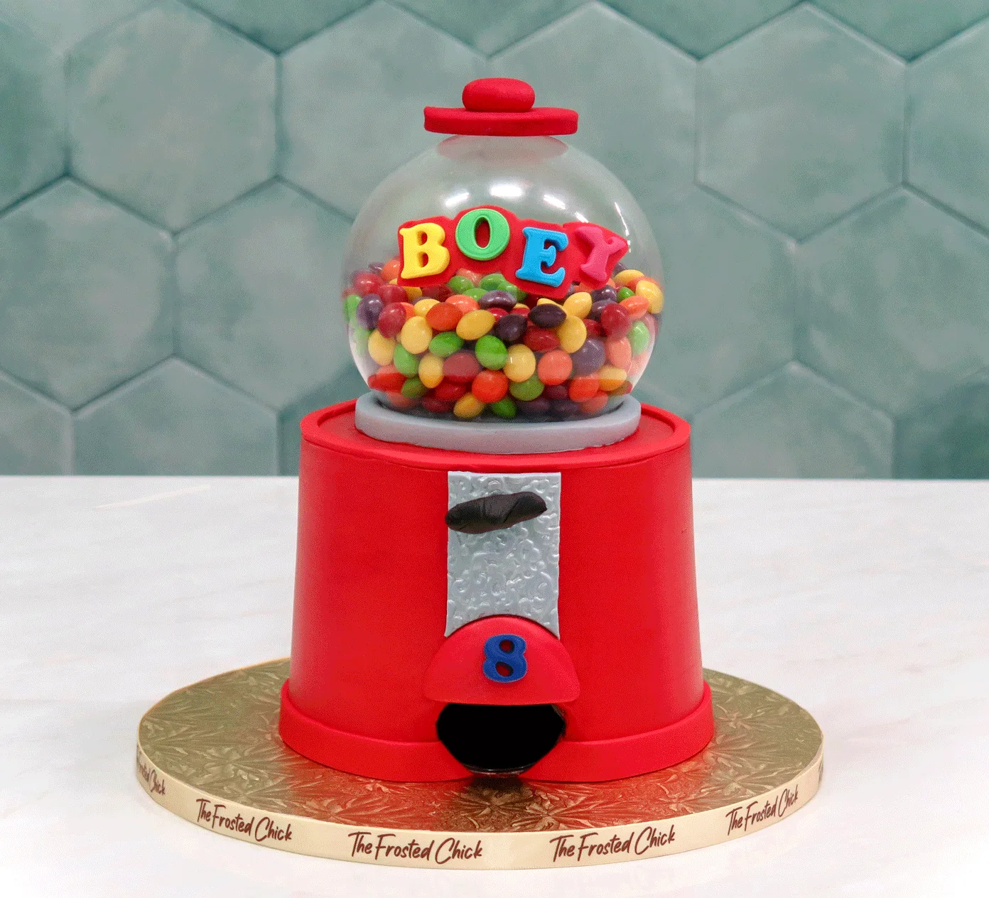 Gacha Candy Machine Cake