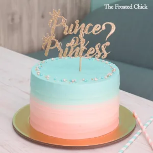 Gender Reveal Swirl Cake