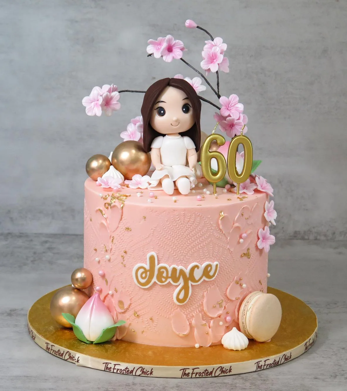 Cherry Blossoms in Spring Cake
