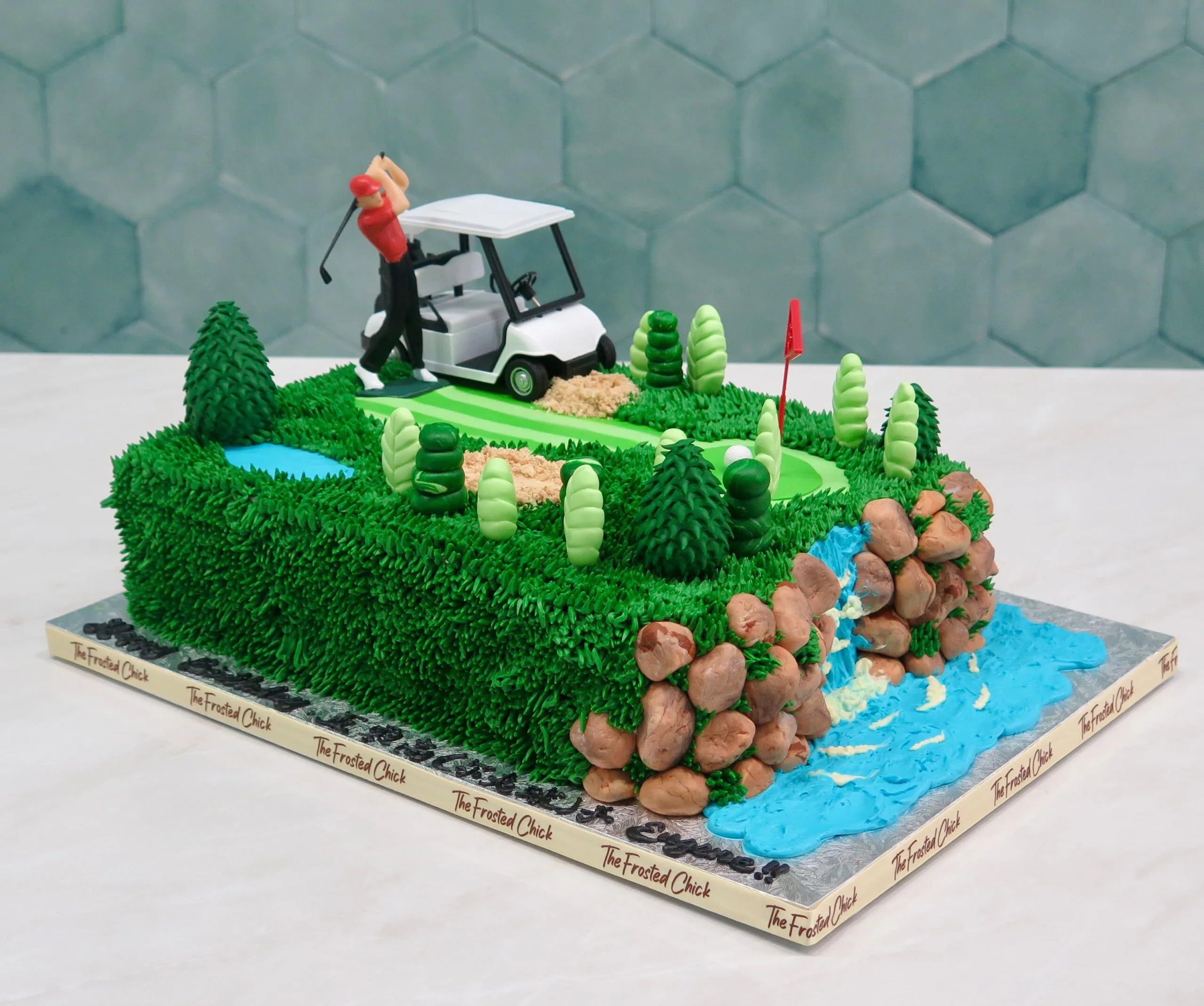 Pro Golfer Cake