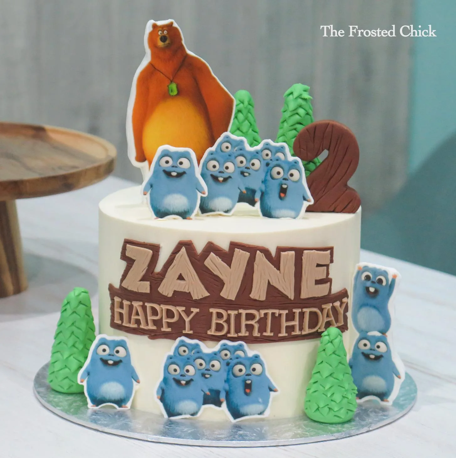 Grizzy and The Lemmings Cake