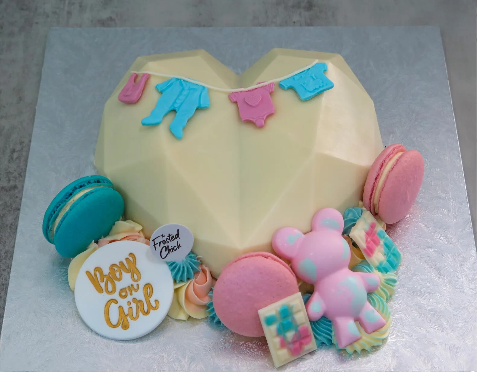Boy or Girl Gender Reveal Heart Pinata