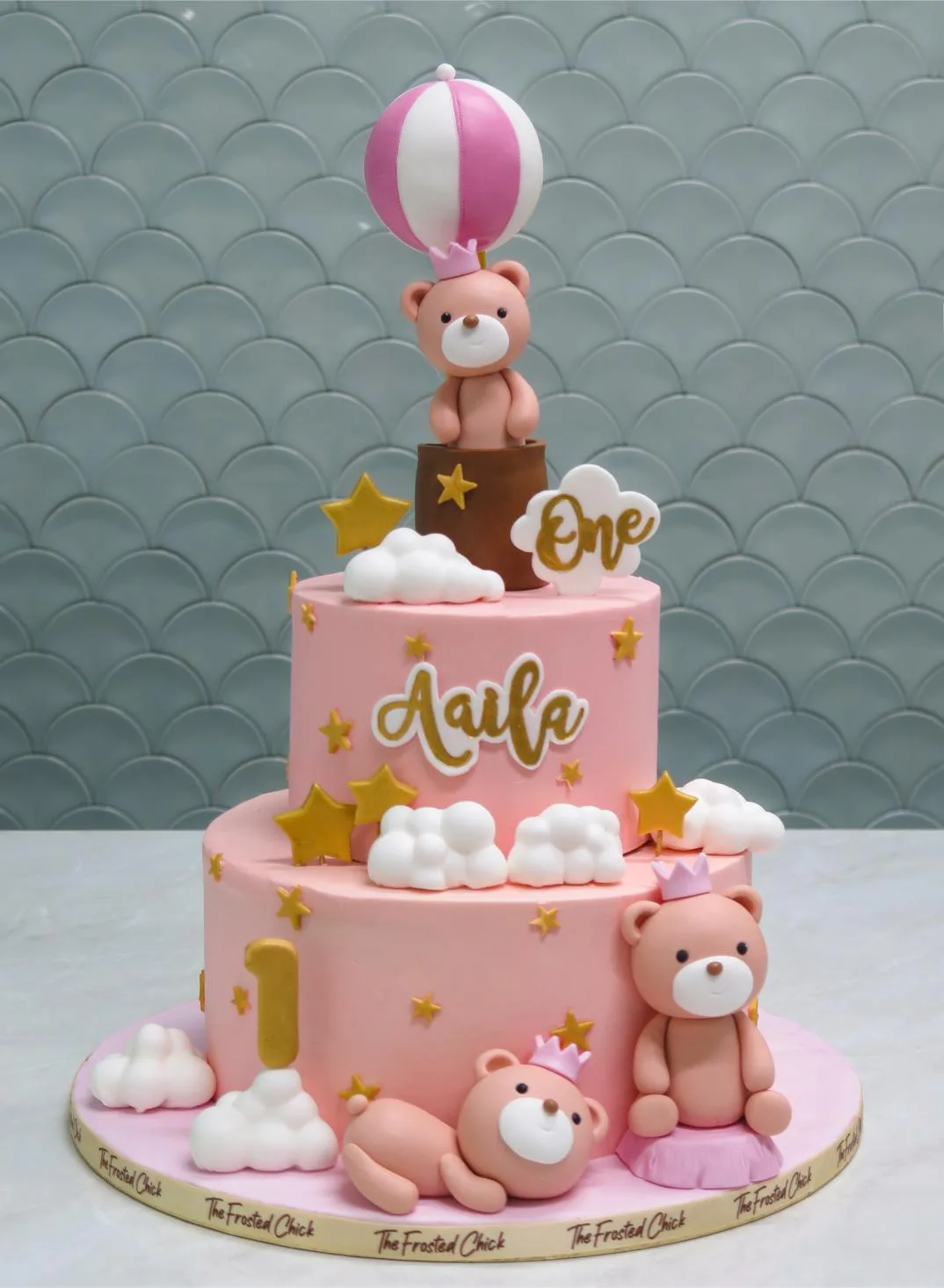 Fluffy Teddy Bear Dreams Cake