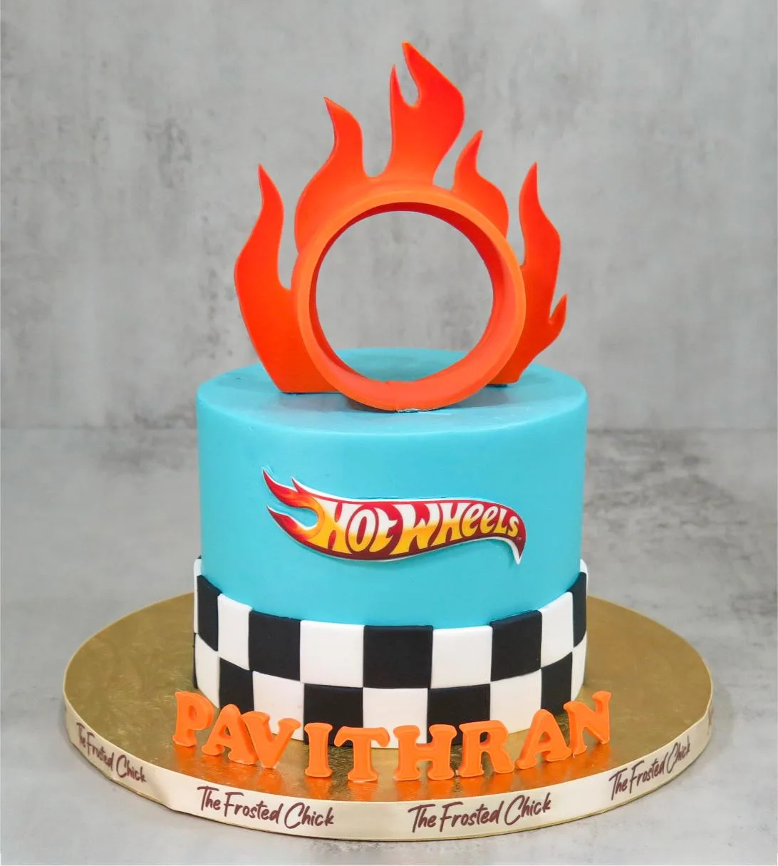 Hot Wheels Ring of Fire Cake