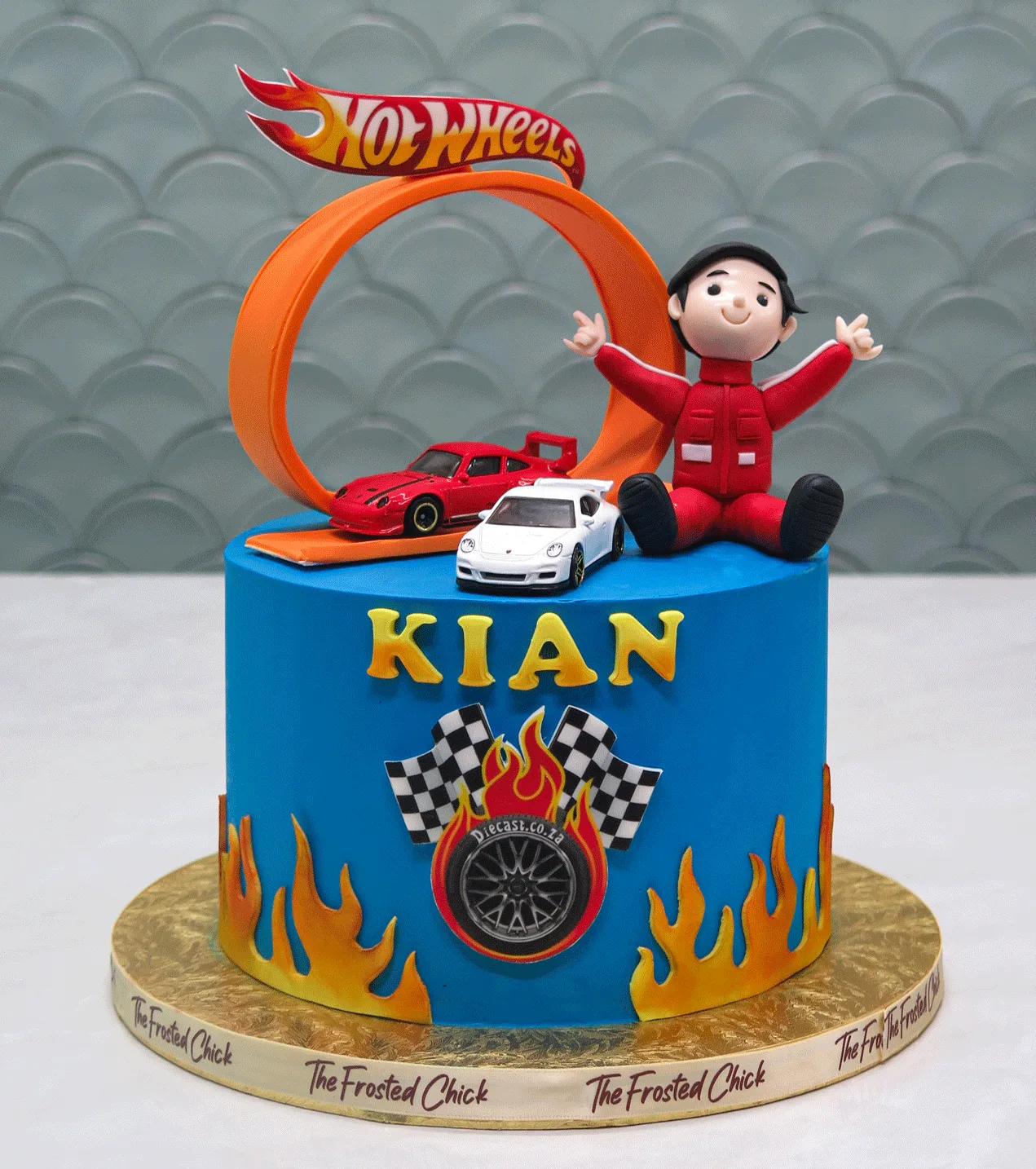 Hot Wheels Racer Boy Cake