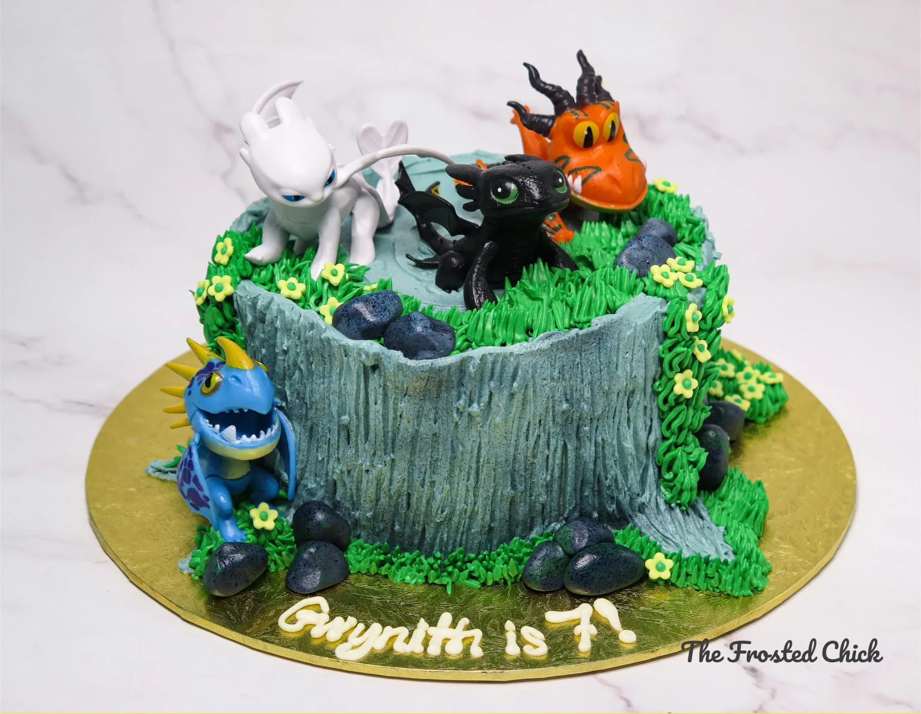 How to Train a Dragon Inspired Cake