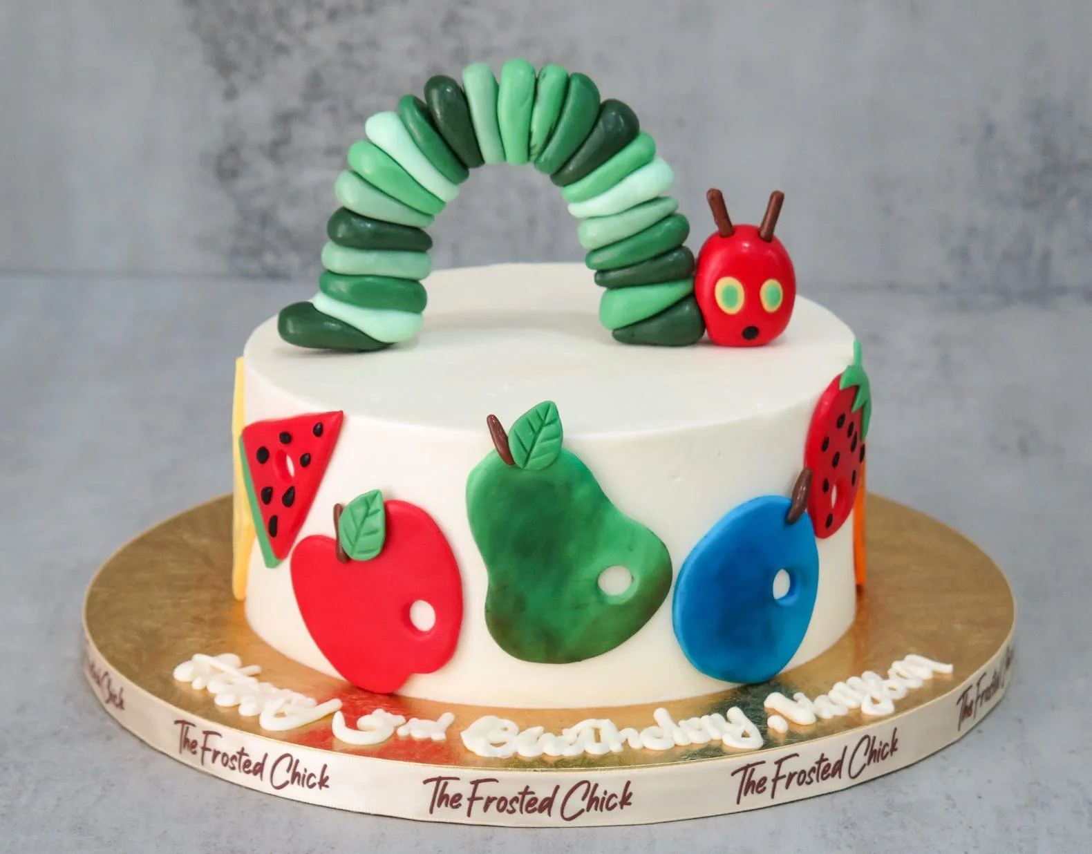Hungry Caterpillar Inspired Cake