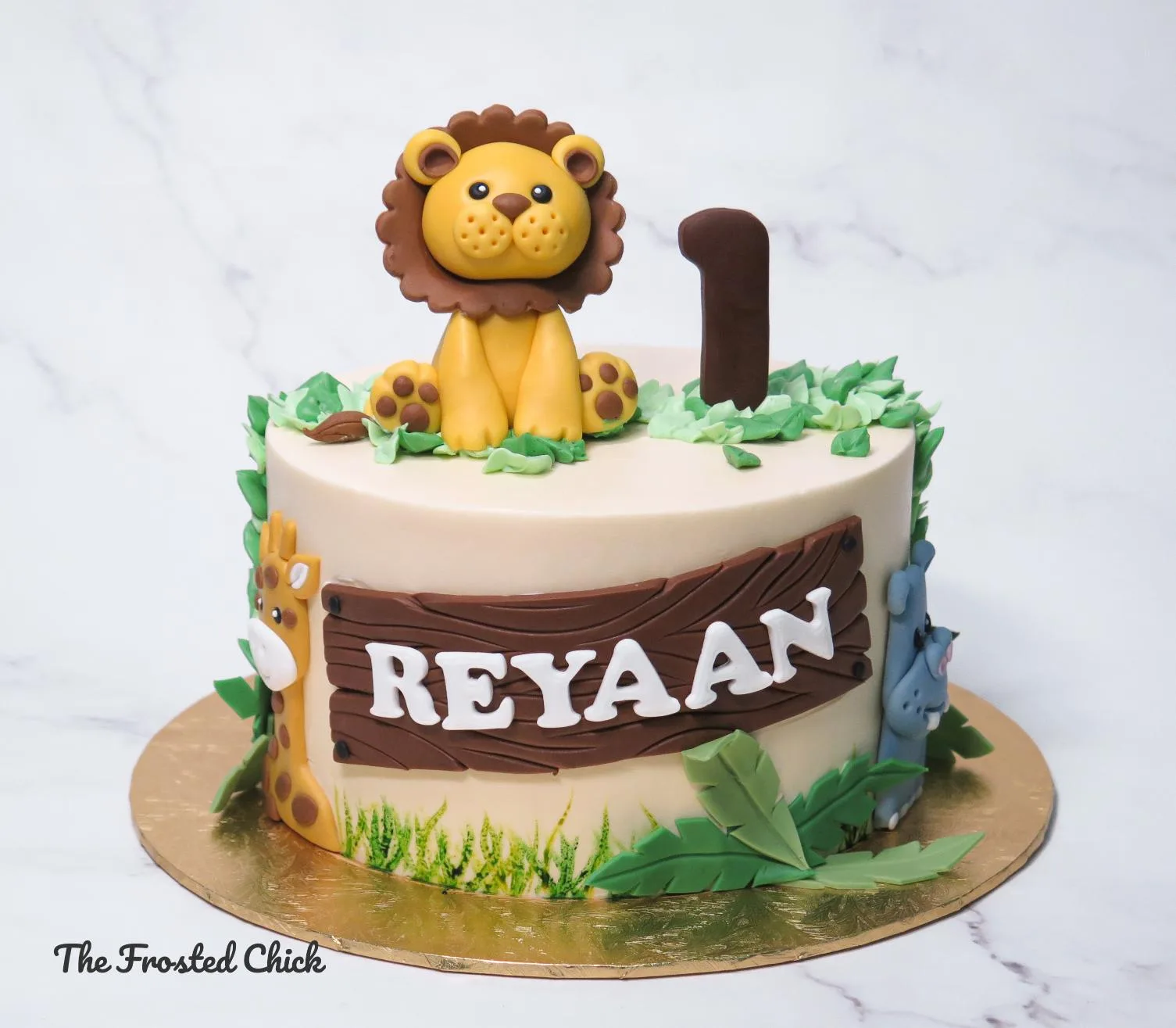 Wild Animals Jungle Cake