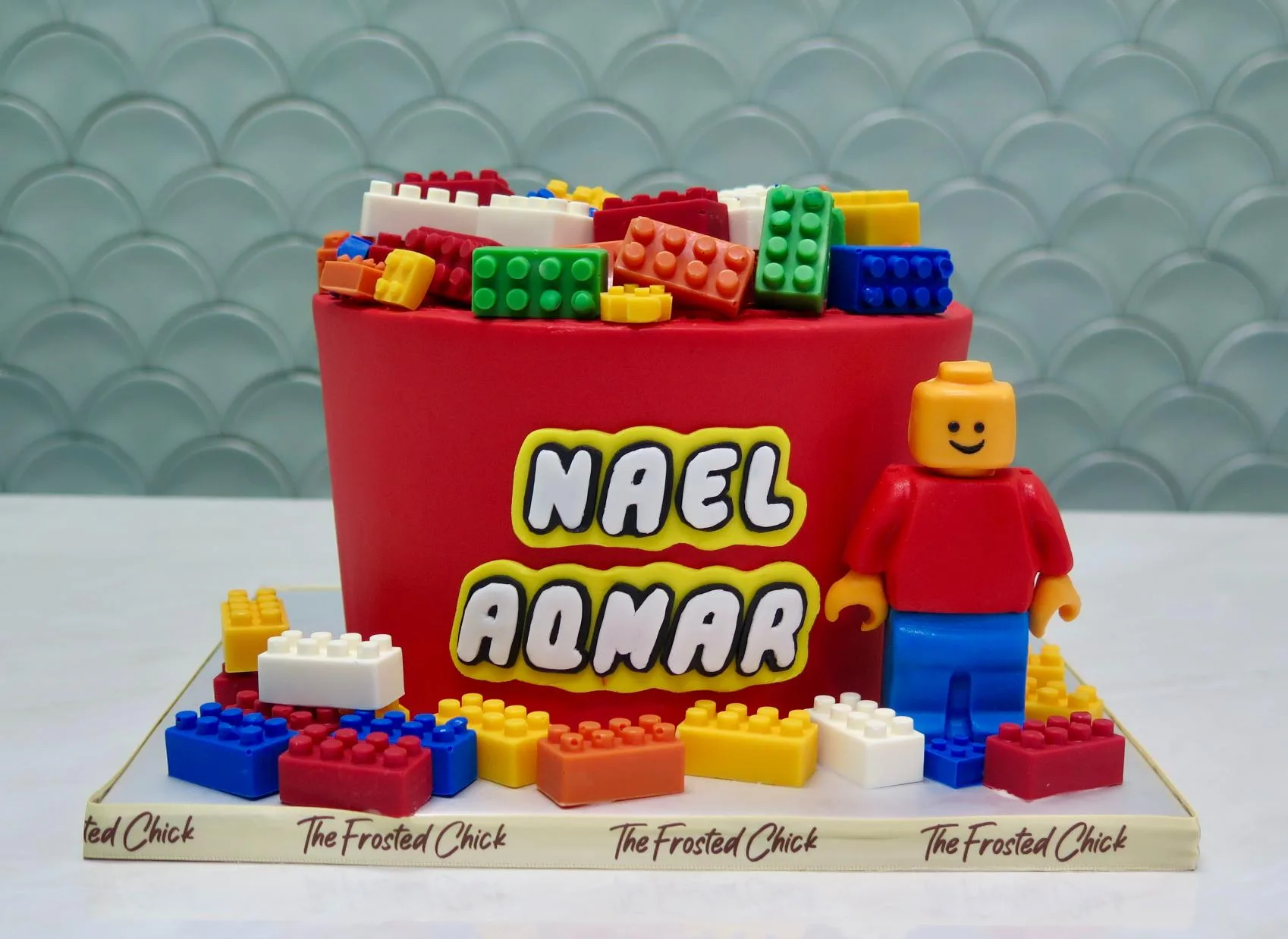 LEGO Bucket Cake