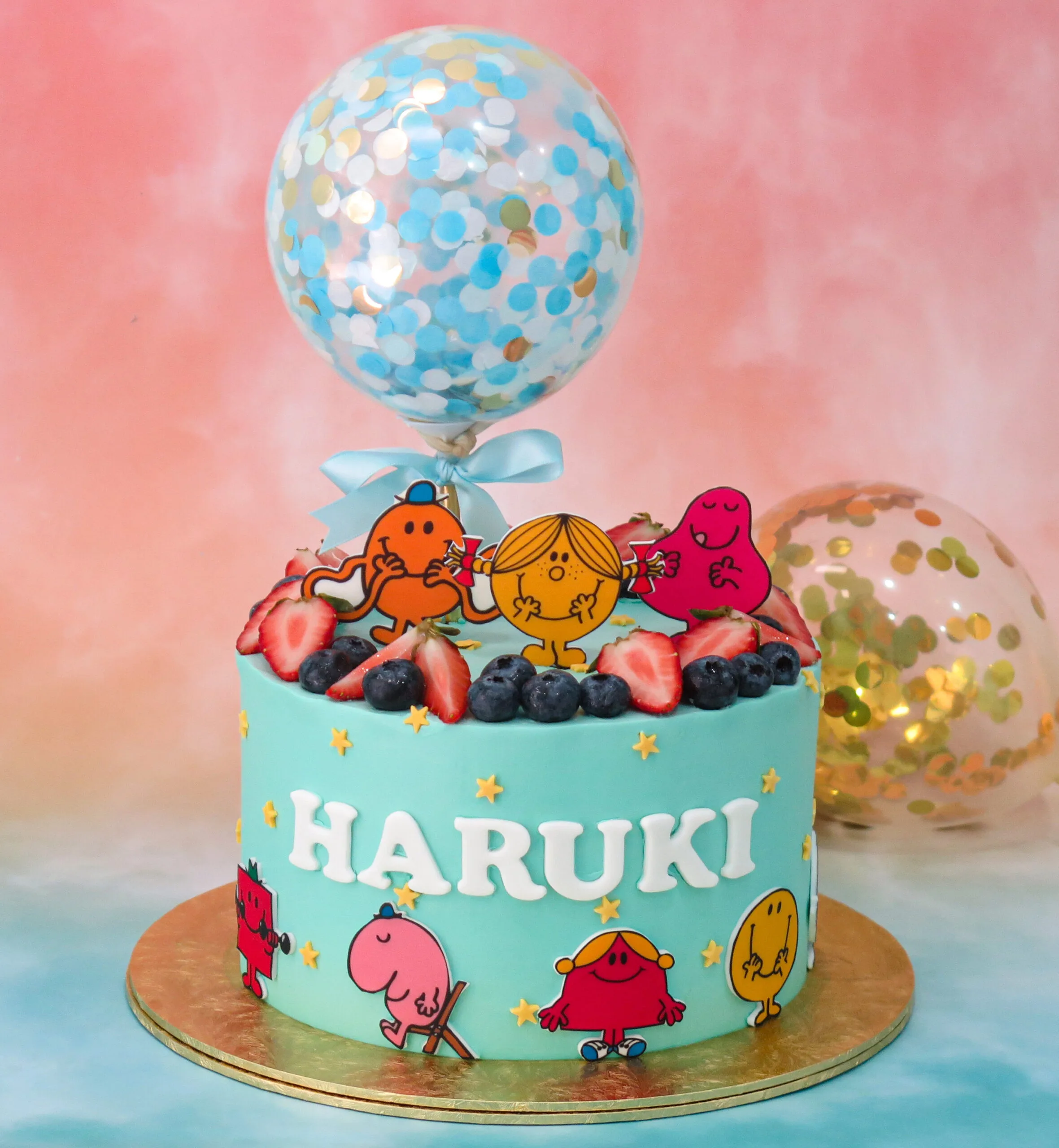 Mr Men and Little Miss Inspired Cake