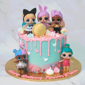 LOL Surprise Inspired Drip Cake