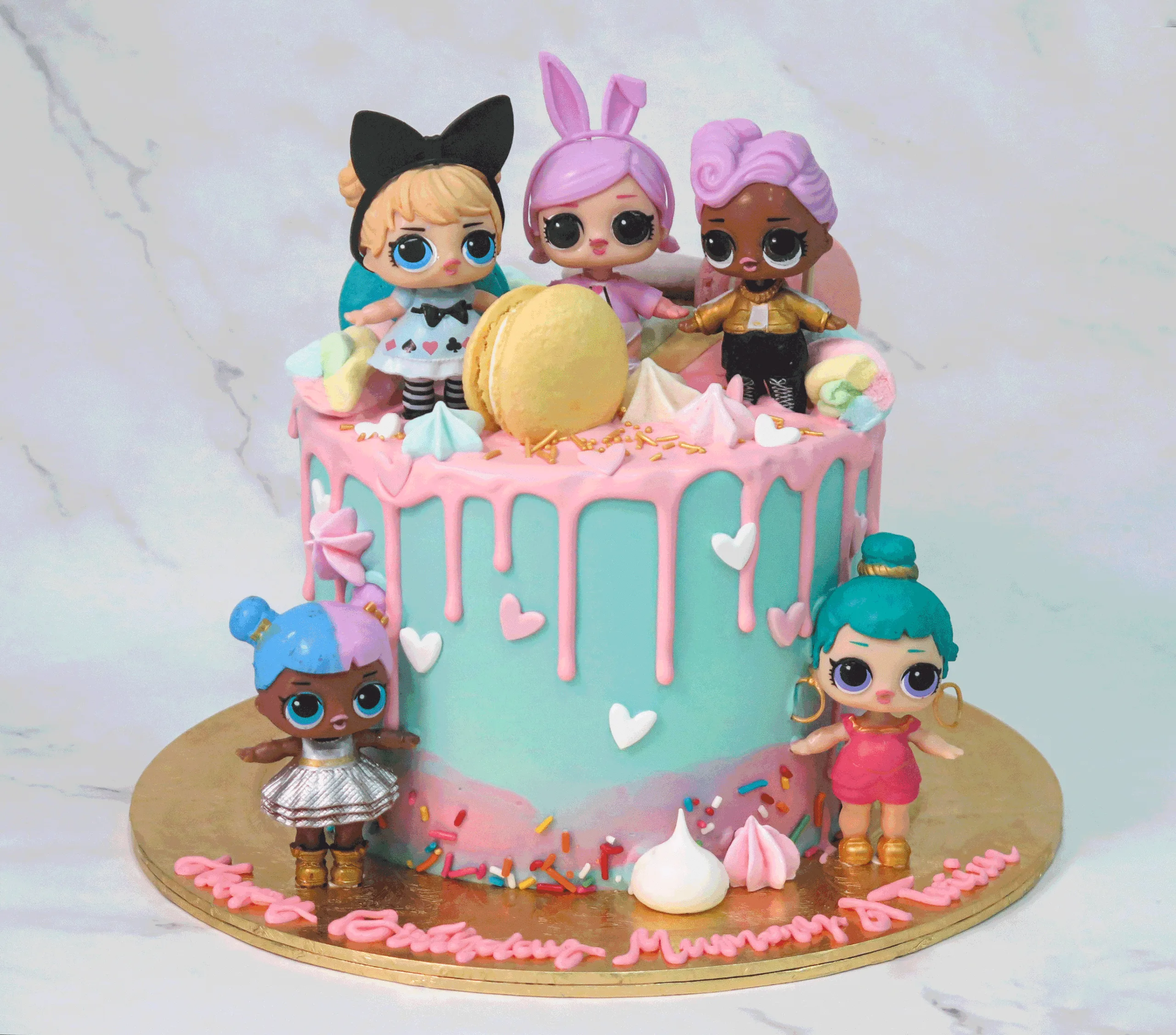LOL Surprise Inspired Drip Cake