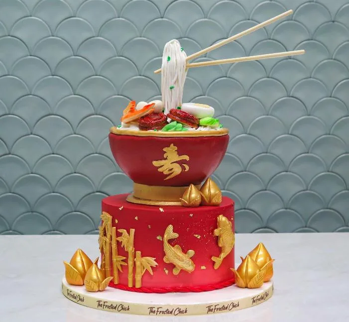 Longevity Noodles Cake