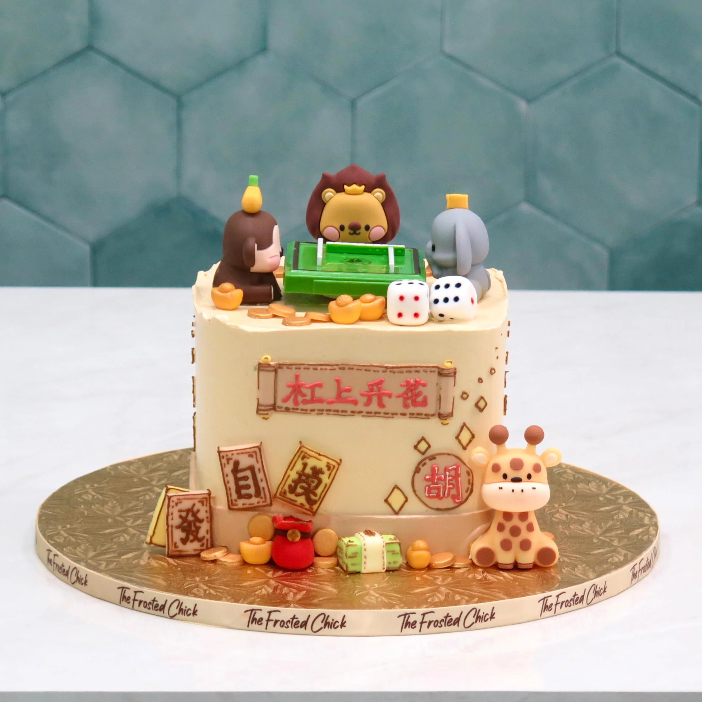 Lucky Mahjong Kakis Cake