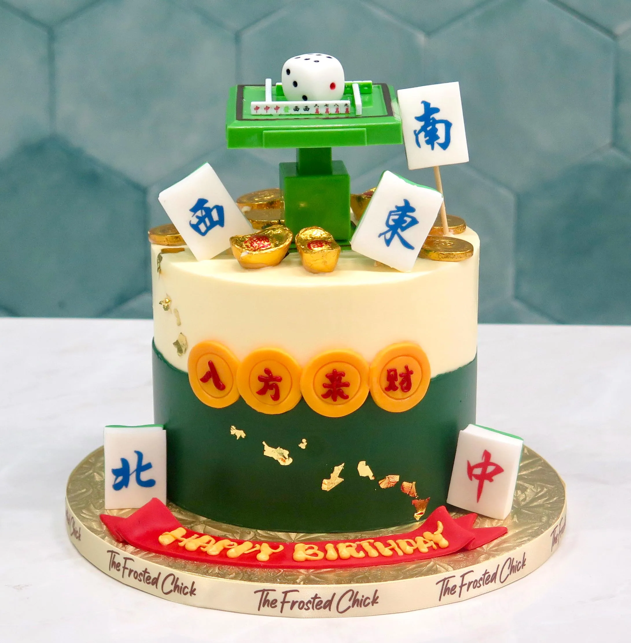 Lucky Mahjong Cake