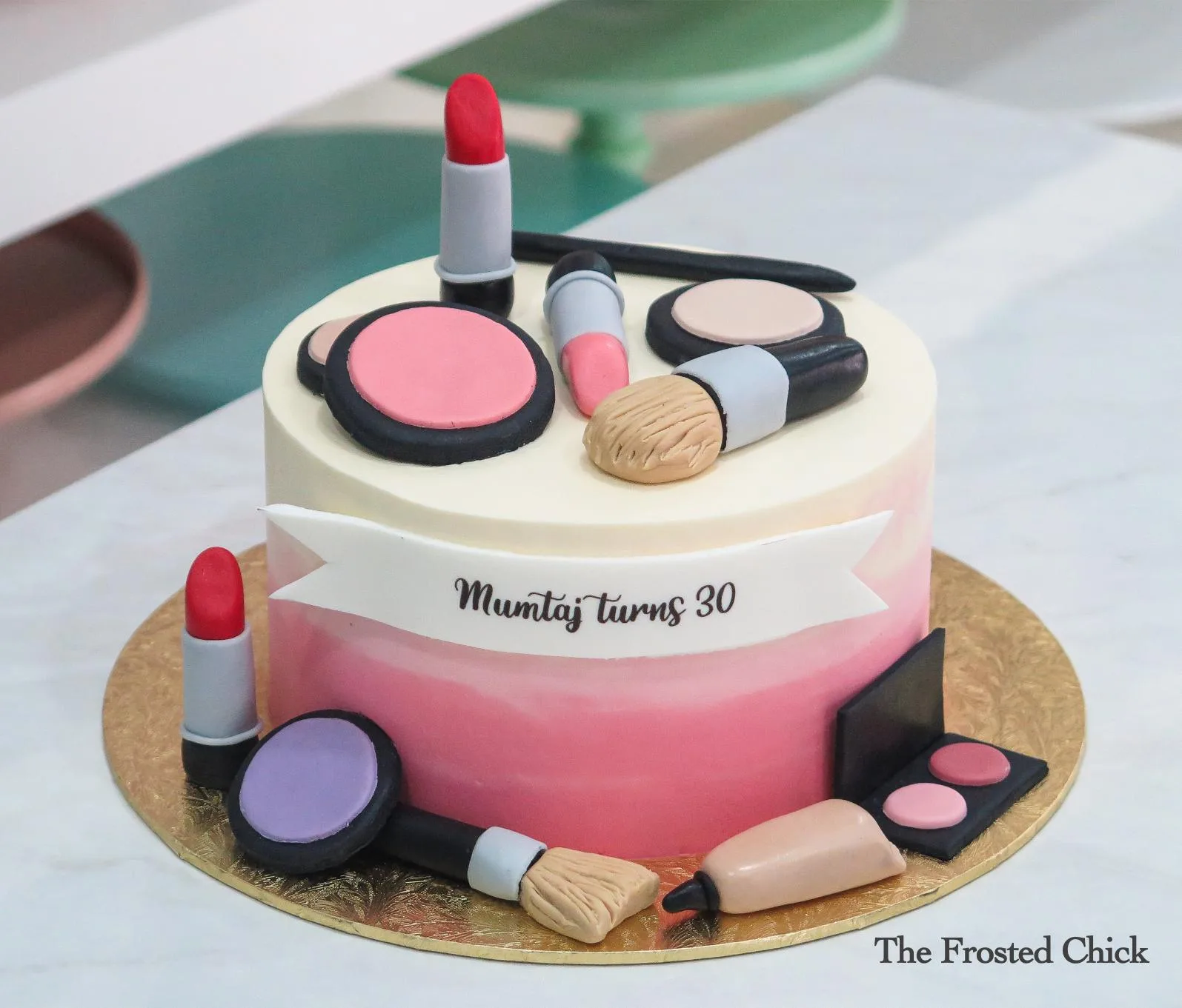 Makeup Ombre Cake