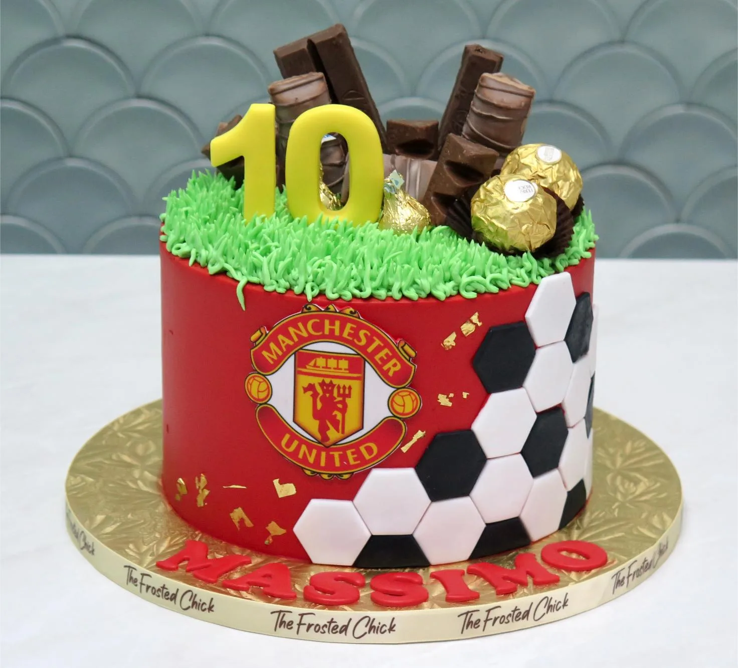 Football Soccer Club x Chocolate Cake