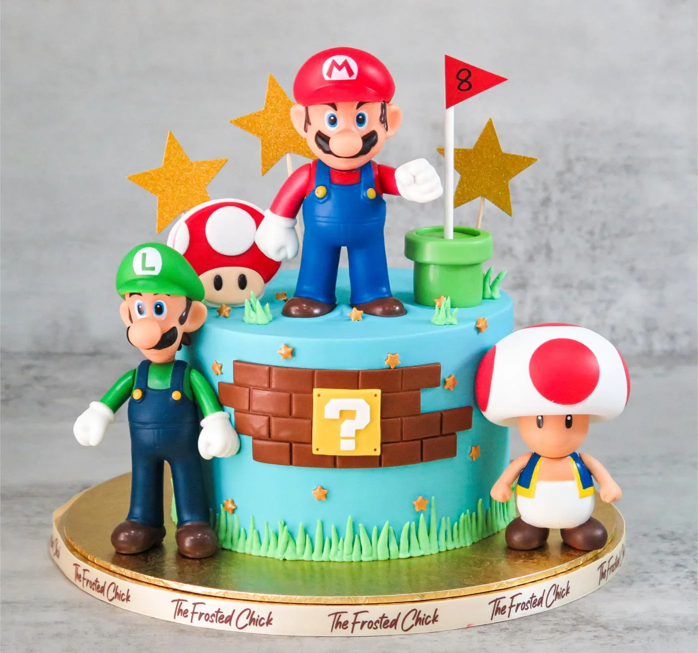 Super Mario Inspired Cake
