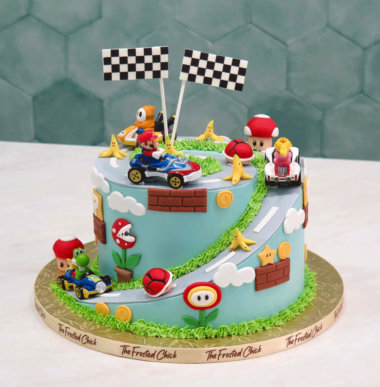 Mario Kart Race Track Cake
