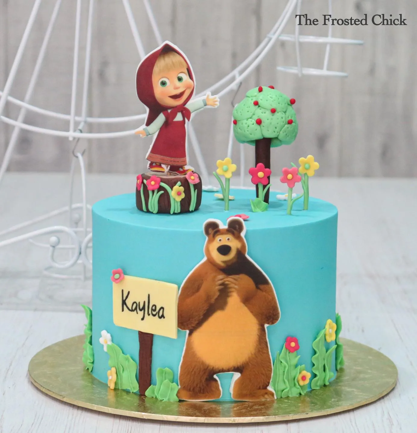 Masha and the Bear Cake