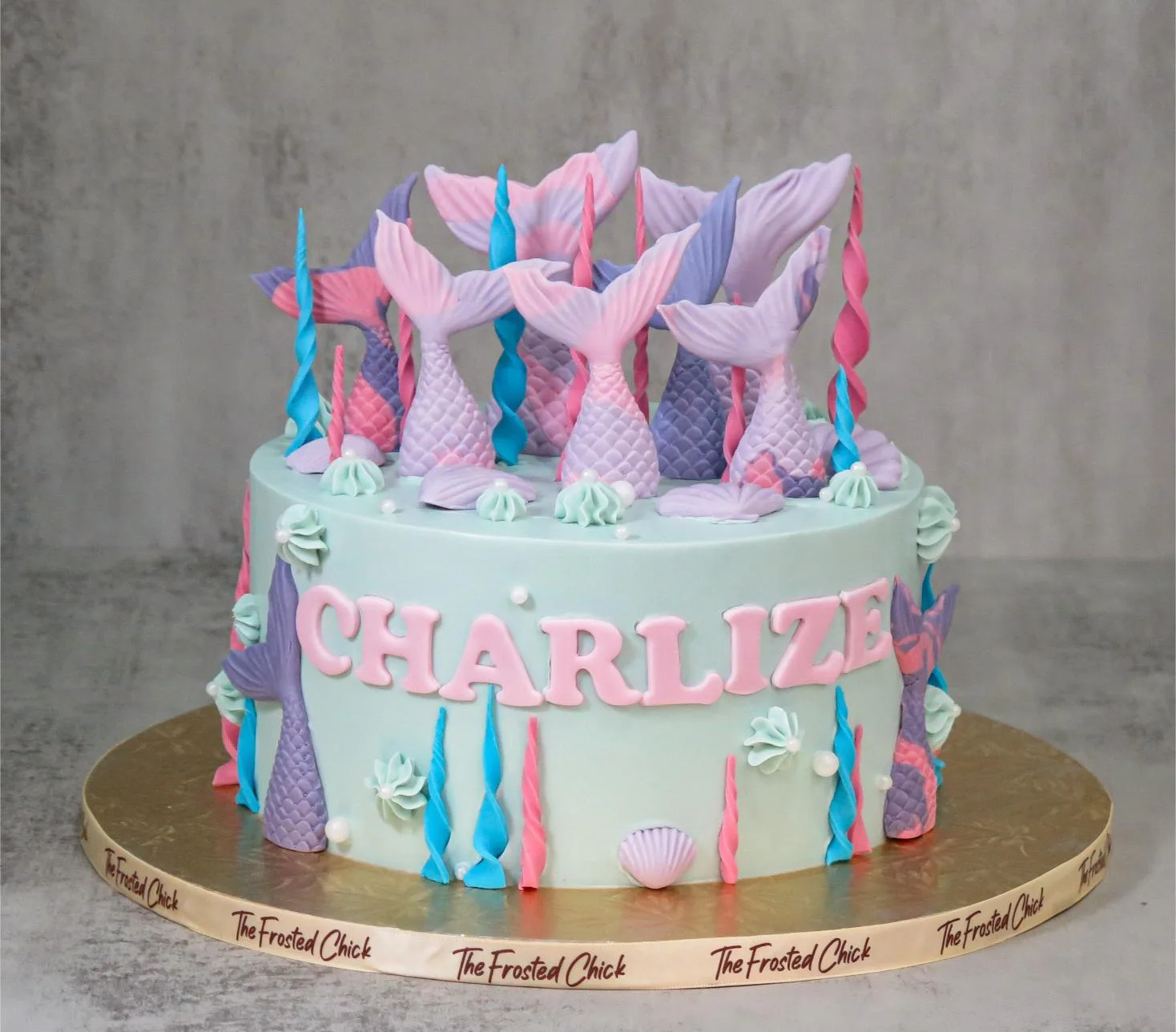 Pastel Underwater Mermaid Cake