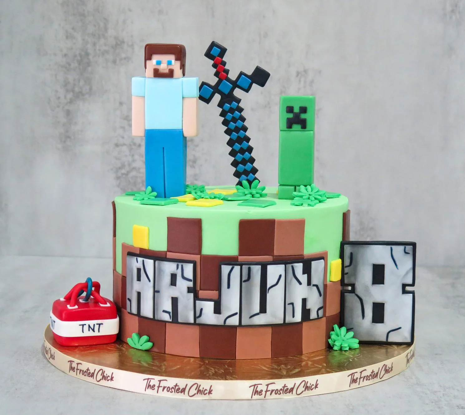 Minecraft Sword Cake