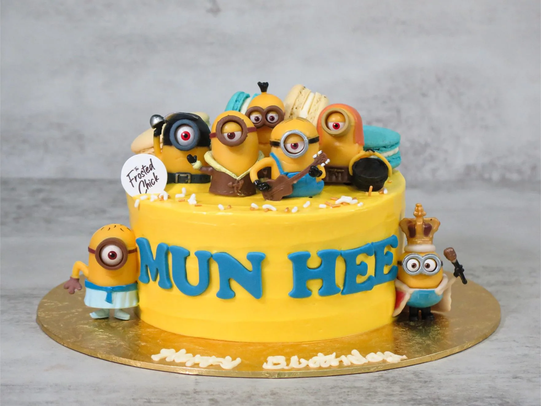 Despicable Me Minion Inspired Cake