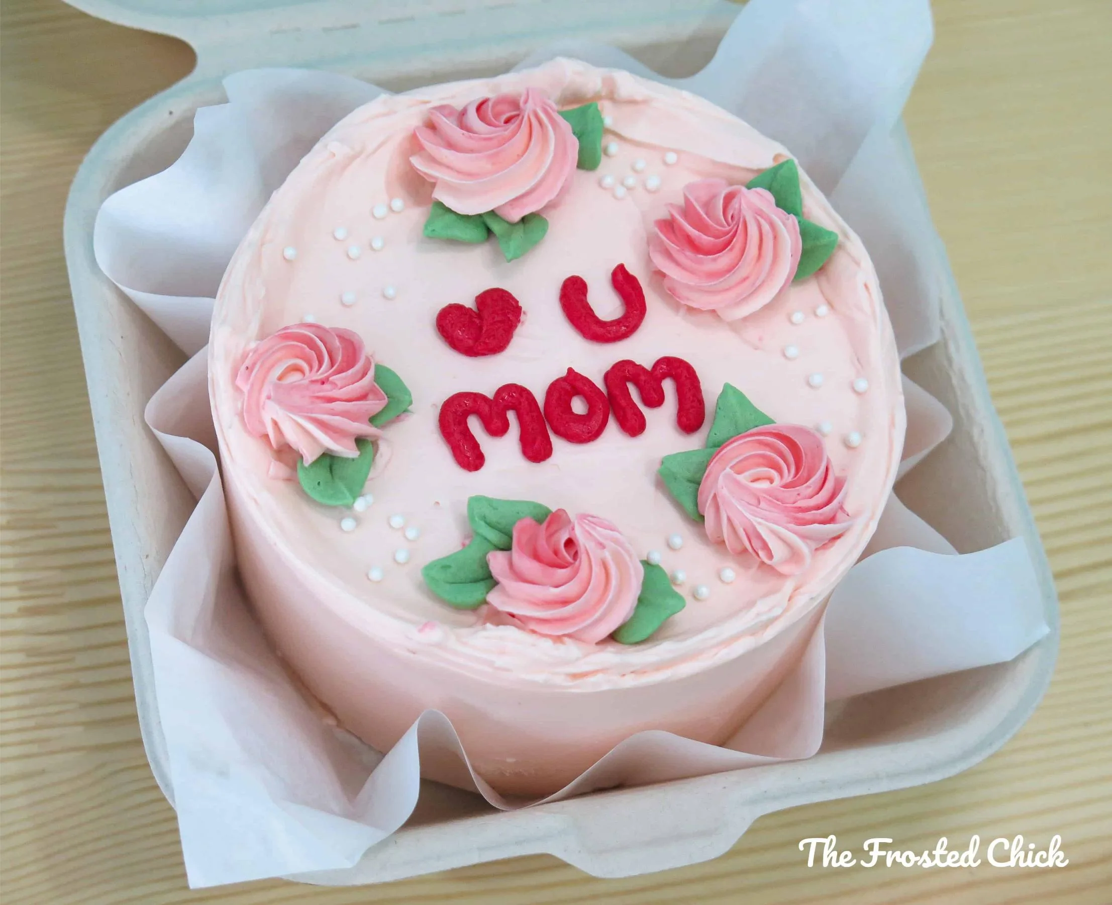 Love You Mom Bento Cake