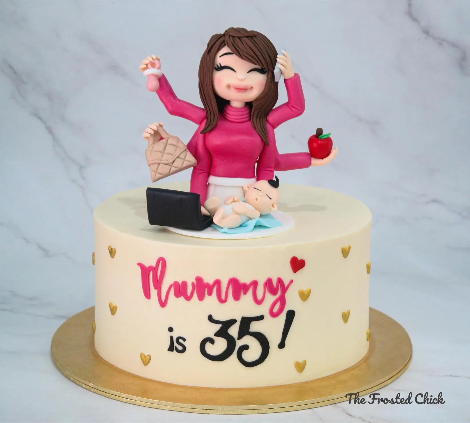 Multitasking Mom Cake