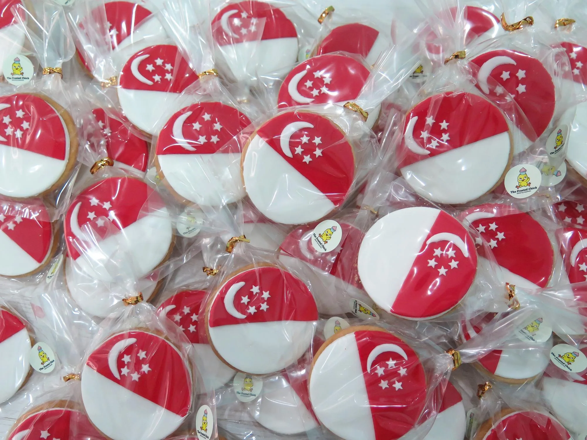Singapore Flag cookies