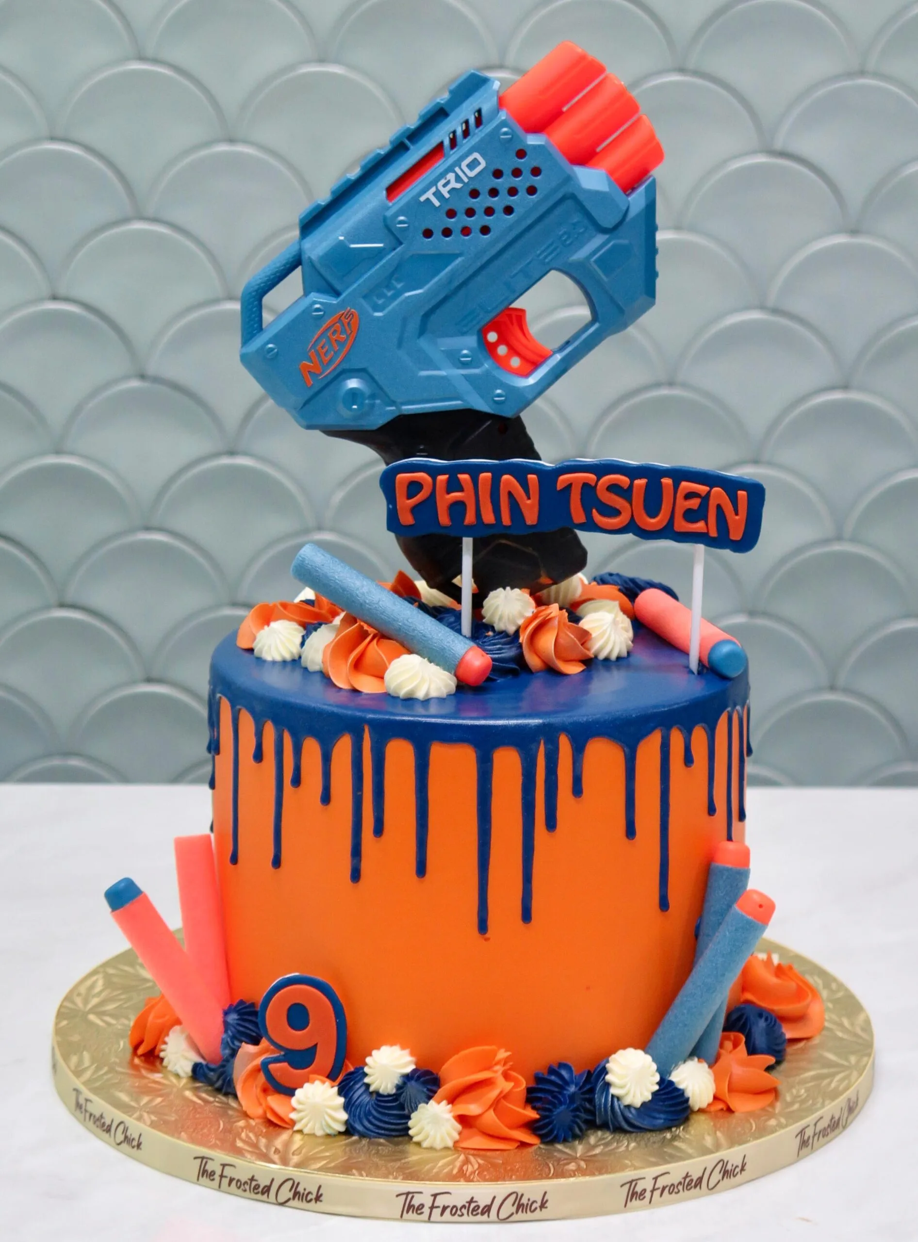 NERF Gun Inspired Cake