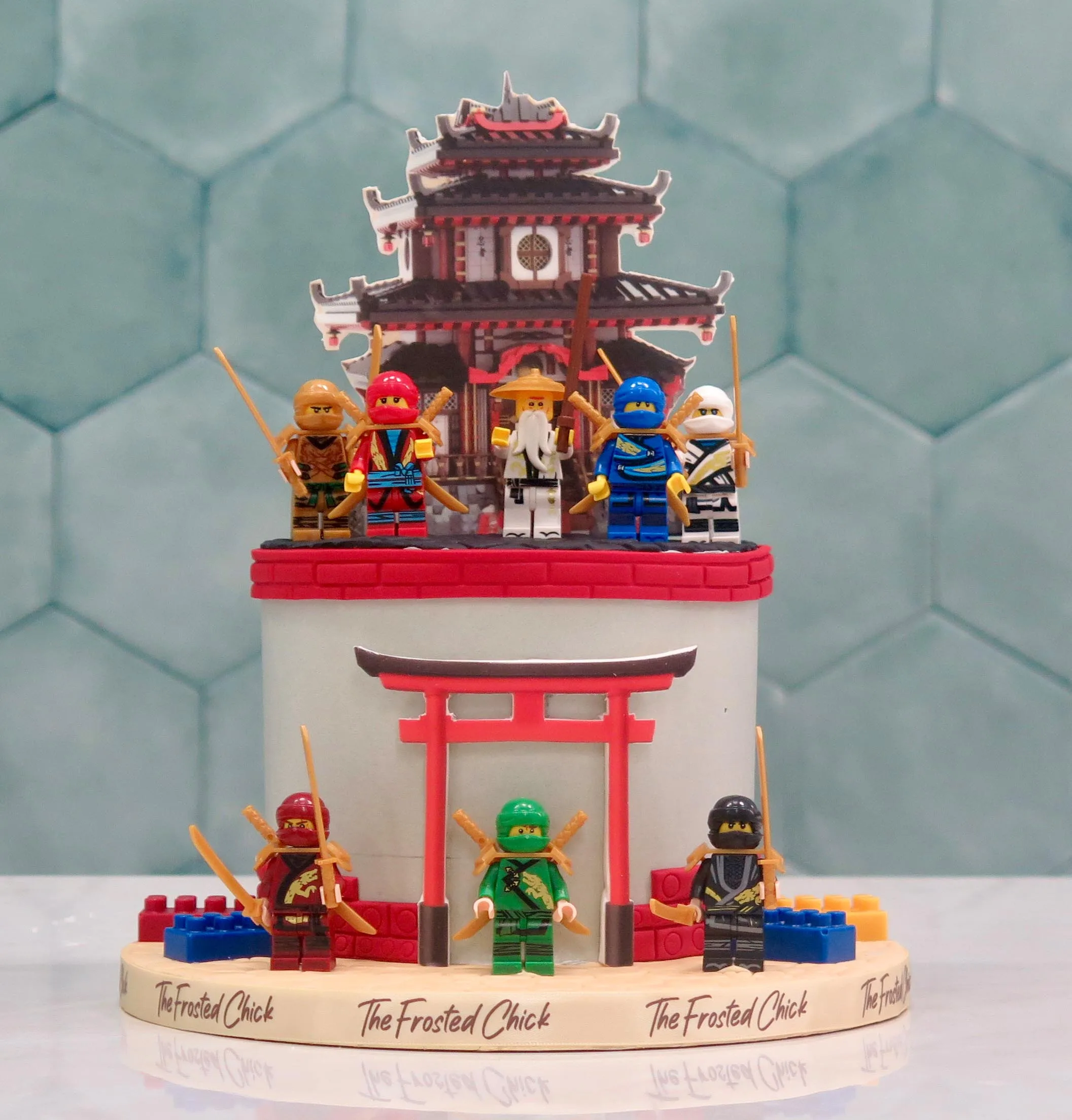 LEGO Ninja Temple Cake